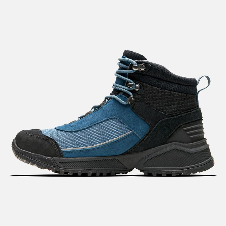 Botín Mujer Hill Hiker Azul Piedra Negra Lippi-1