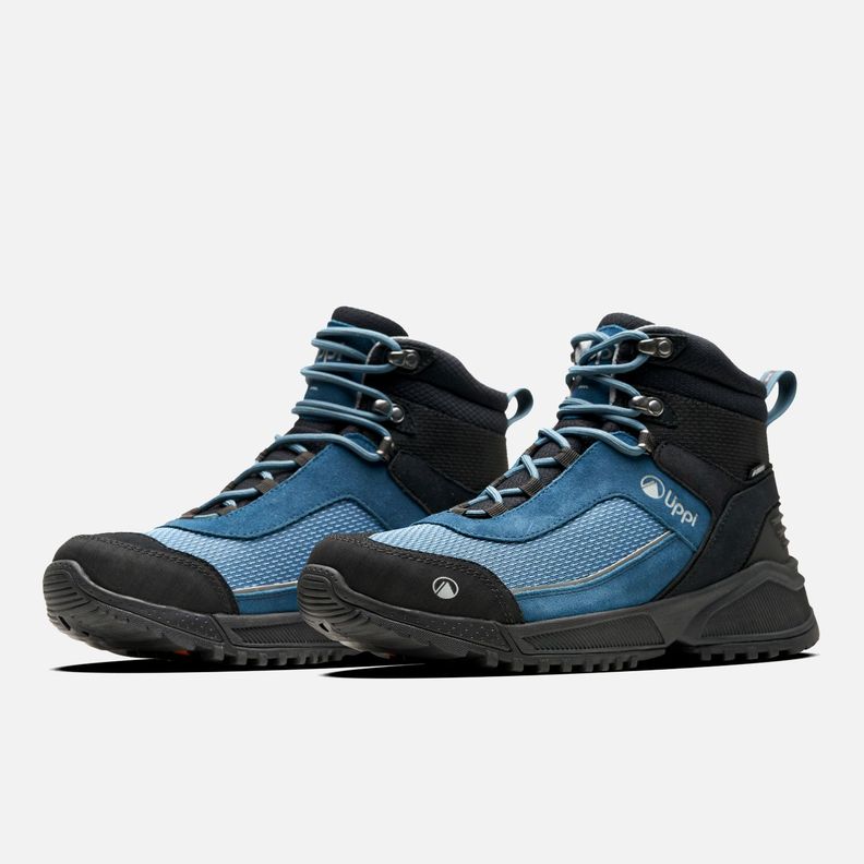 Botín Mujer Hill Hiker Azul Piedra Negra Lippi-3