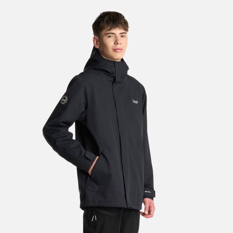 Chaqueta Teen Boy Lake Fusion 3 B-Dry Hoody Negro Lippi I25-2