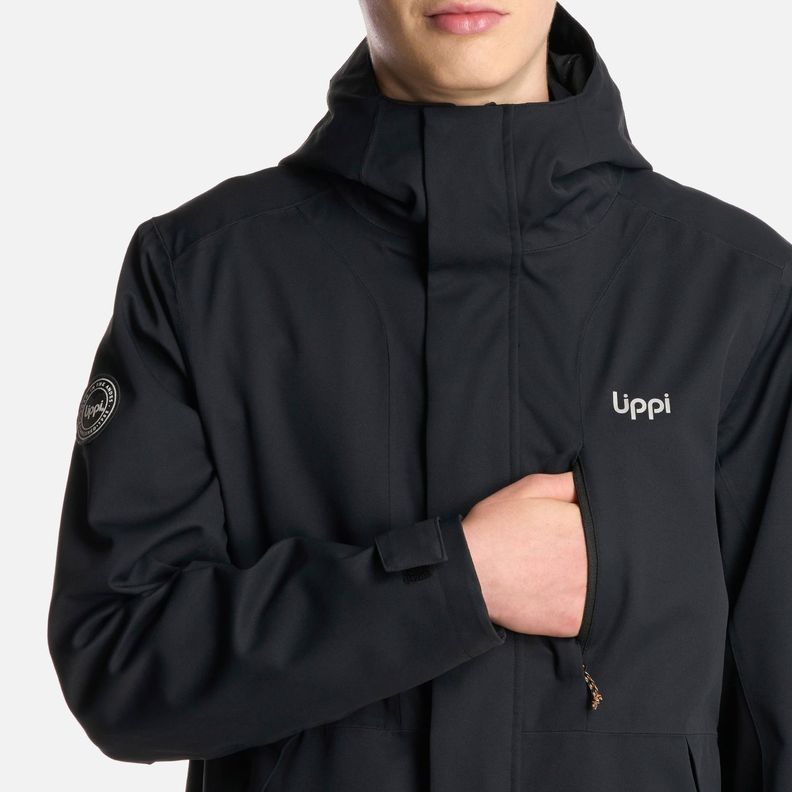 Chaqueta Teen Boy Lake Fusion 3 B-Dry Hoody Negro Lippi I25-5