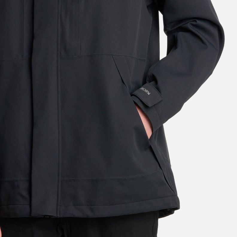 Chaqueta Teen Boy Lake Fusion 3 B-Dry Hoody Negro Lippi I25-6