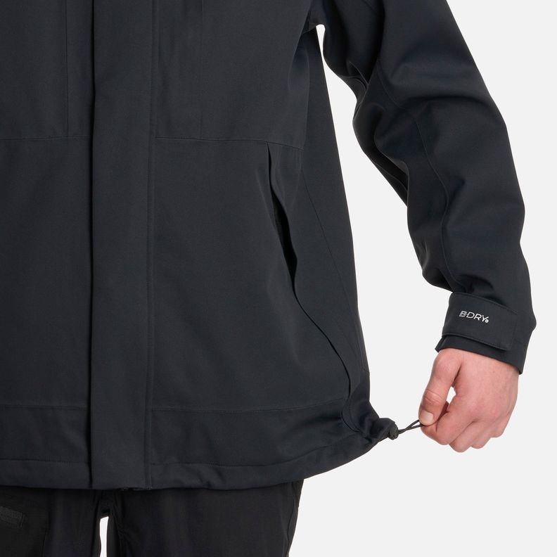 Chaqueta Teen Boy Lake Fusion 3 B-Dry Hoody Negro Lippi I25-7