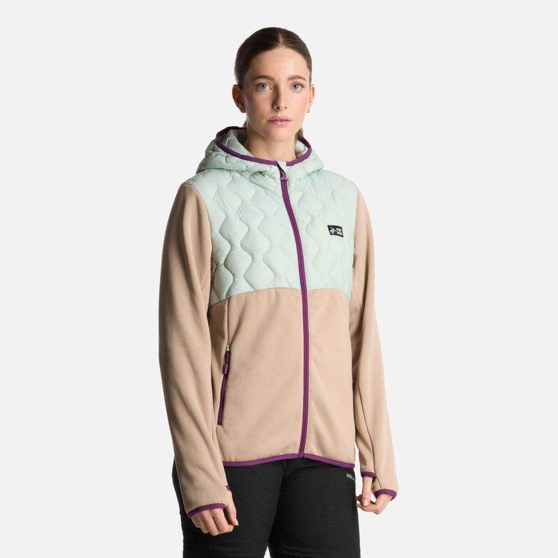 Chaqueta Mujer Altiplano Gris Claro Haka Honu-1