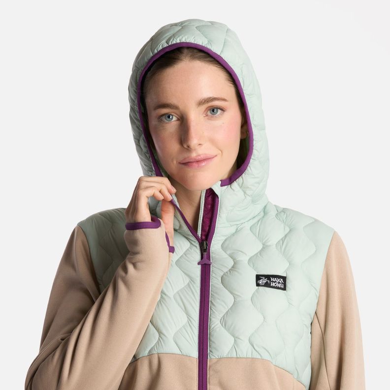 Chaqueta Mujer Altiplano Gris Claro Haka Honu-3