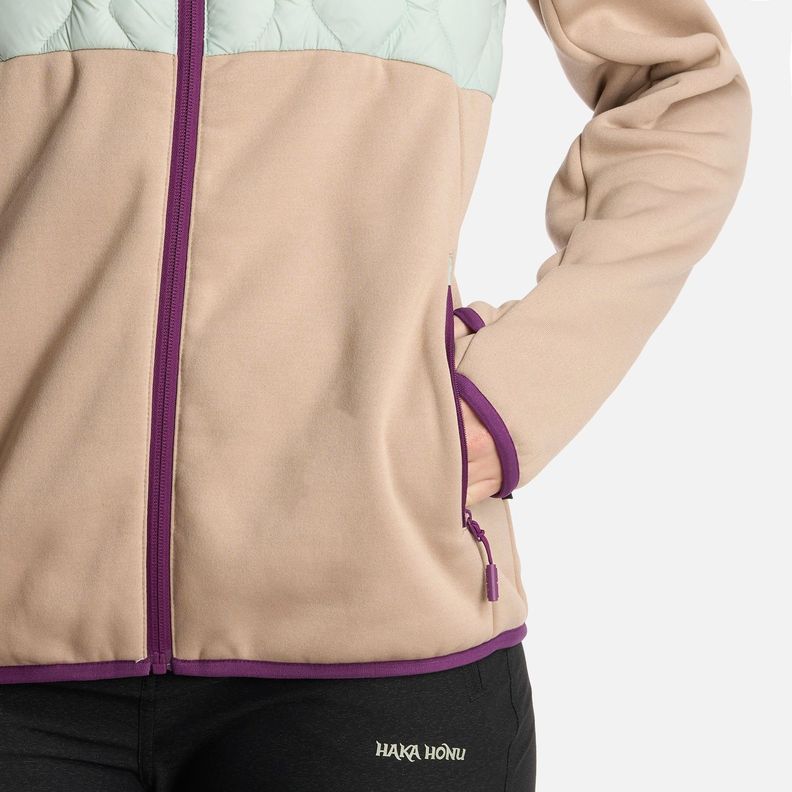 Chaqueta Mujer Altiplano Gris Claro Haka Honu-4