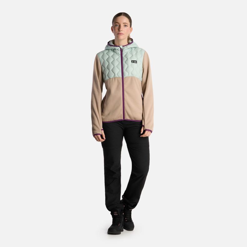 Chaqueta Mujer Altiplano Gris Claro Haka Honu-6