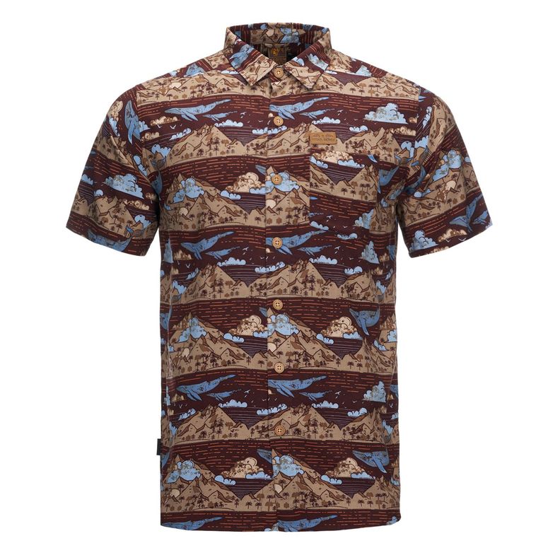 Camisa Hombre Anameizon Burdeo Haka Honu-0