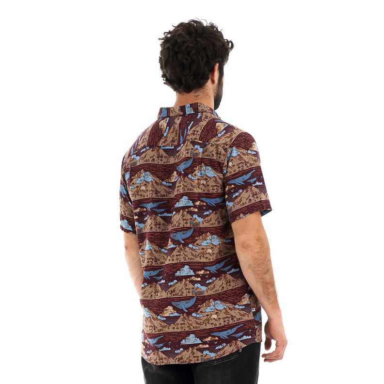 Camisa Hombre Anameizon Burdeo Haka Honu-4