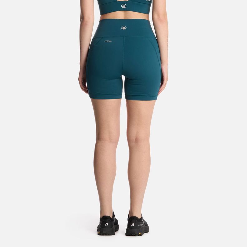 Calza Mujer InAction Sport Short Leggings Petroleo Lippi V25-2