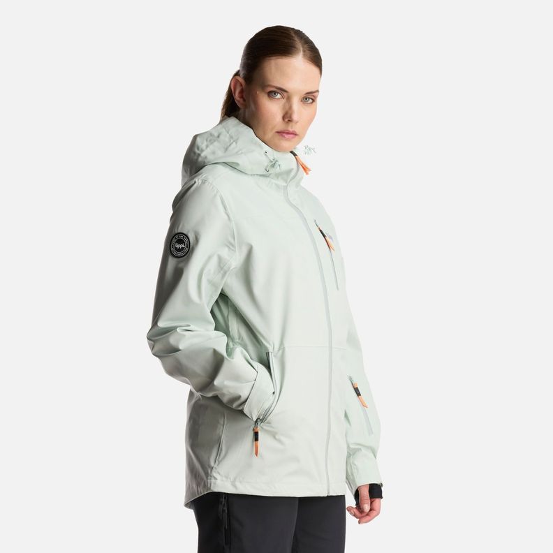 Chaqueta Mujer Sierra Nevada Light B-Dry Hoody Jacket Menta Lippi-2