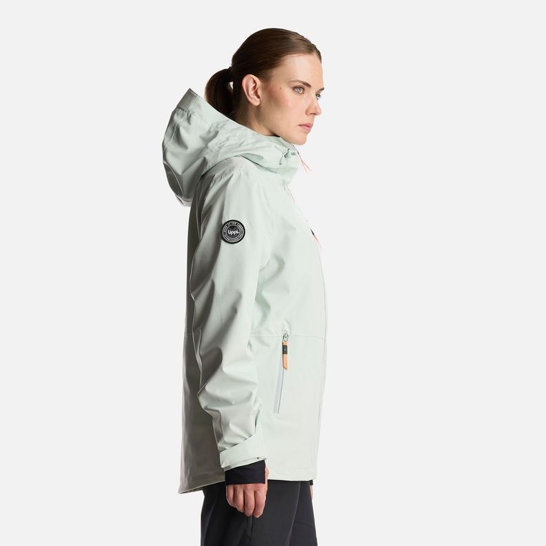 Chaqueta Mujer Sierra Nevada Light B-Dry Hoody Jacket Menta Lippi-3