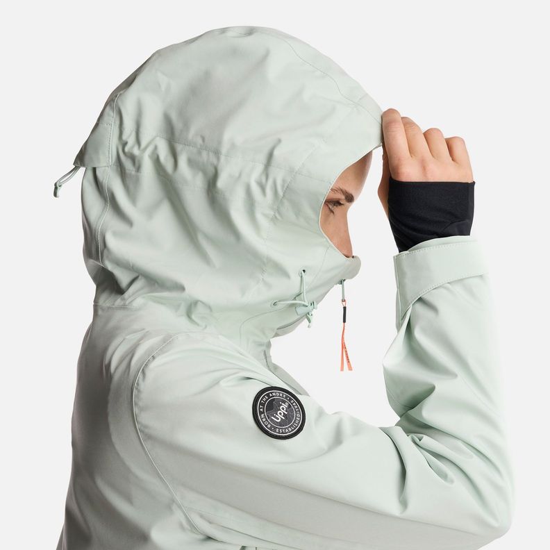 Chaqueta Mujer Sierra Nevada Light B-Dry Hoody Jacket Menta Lippi-5