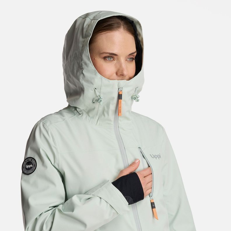 Chaqueta Mujer Sierra Nevada Light B-Dry Hoody Jacket Menta Lippi-6