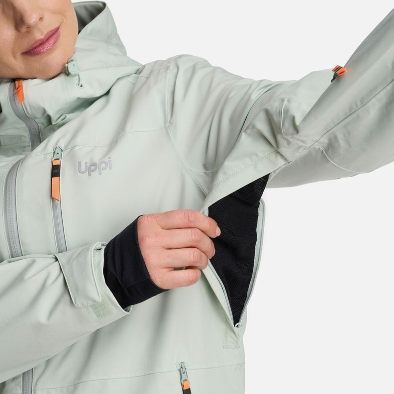 Chaqueta Mujer Sierra Nevada Light B-Dry Hoody Jacket Menta Lippi-7