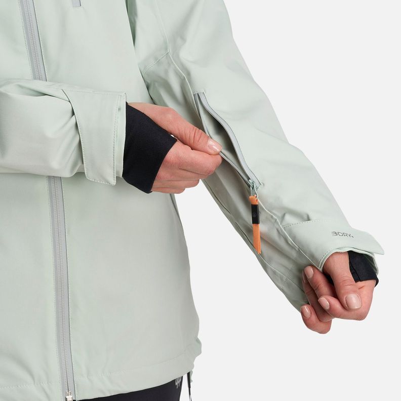 Chaqueta Mujer Sierra Nevada Light B-Dry Hoody Jacket Menta Lippi-8