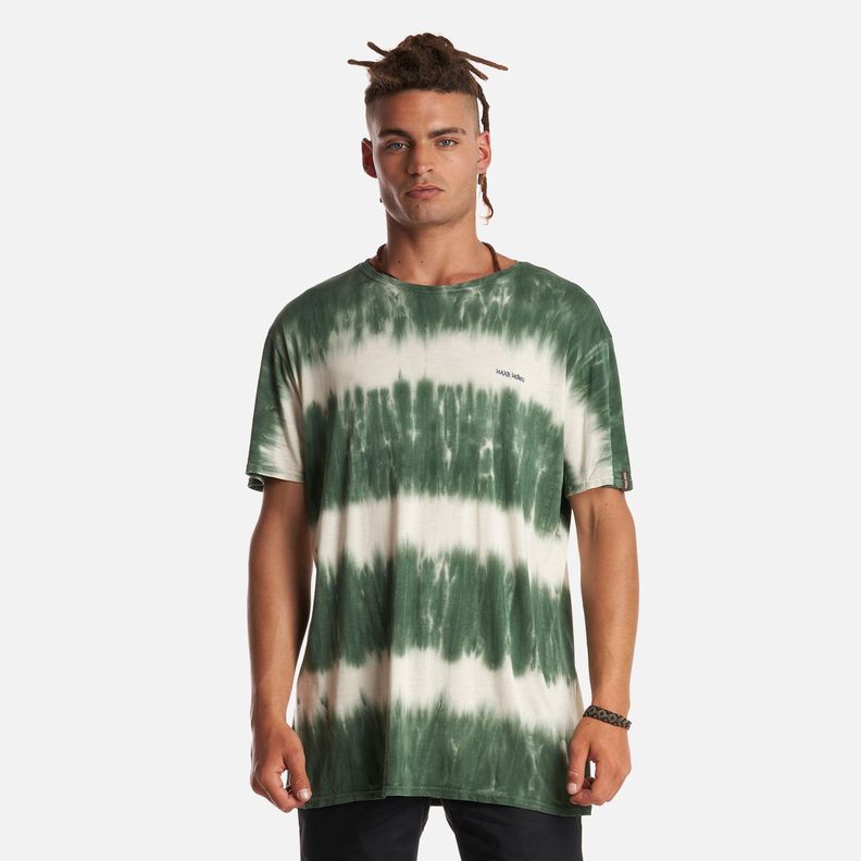 Polera Hombre Mamboo Verde Grisaceo Haka Honu-1