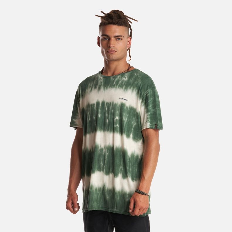 Polera Hombre Mamboo Verde Grisaceo Haka Honu-2