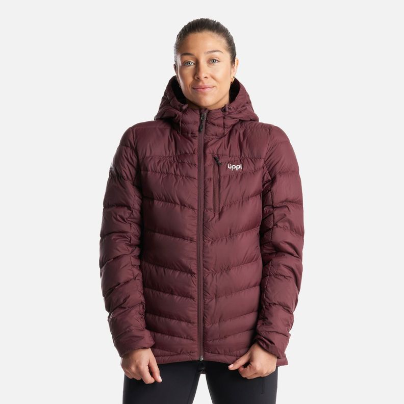Chaqueta Mujer Bazpur Down Hoody Jacket Burdeo Lippi I23-1