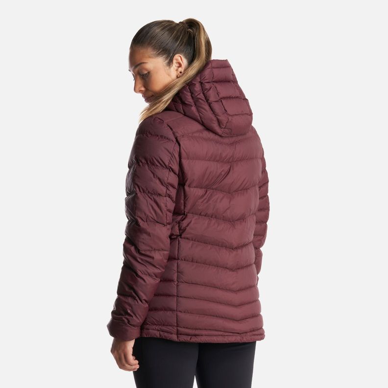 Chaqueta Mujer Bazpur Down Hoody Jacket Burdeo Lippi I23-3
