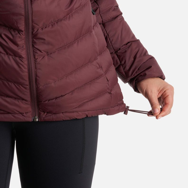 Chaqueta Mujer Bazpur Down Hoody Jacket Burdeo Lippi I23-6