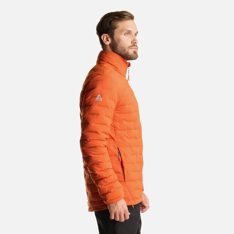 Chaqueta Hombre Ultimate Stretch Down Jacket Naranja Oscuro Lippi-3