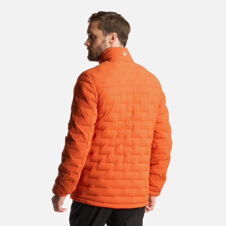 Chaqueta Hombre Ultimate Stretch Down Jacket Naranja Oscuro Lippi-4
