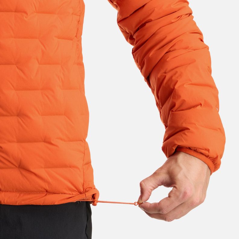 Chaqueta Hombre Ultimate Stretch Down Jacket Naranja Oscuro Lippi-7