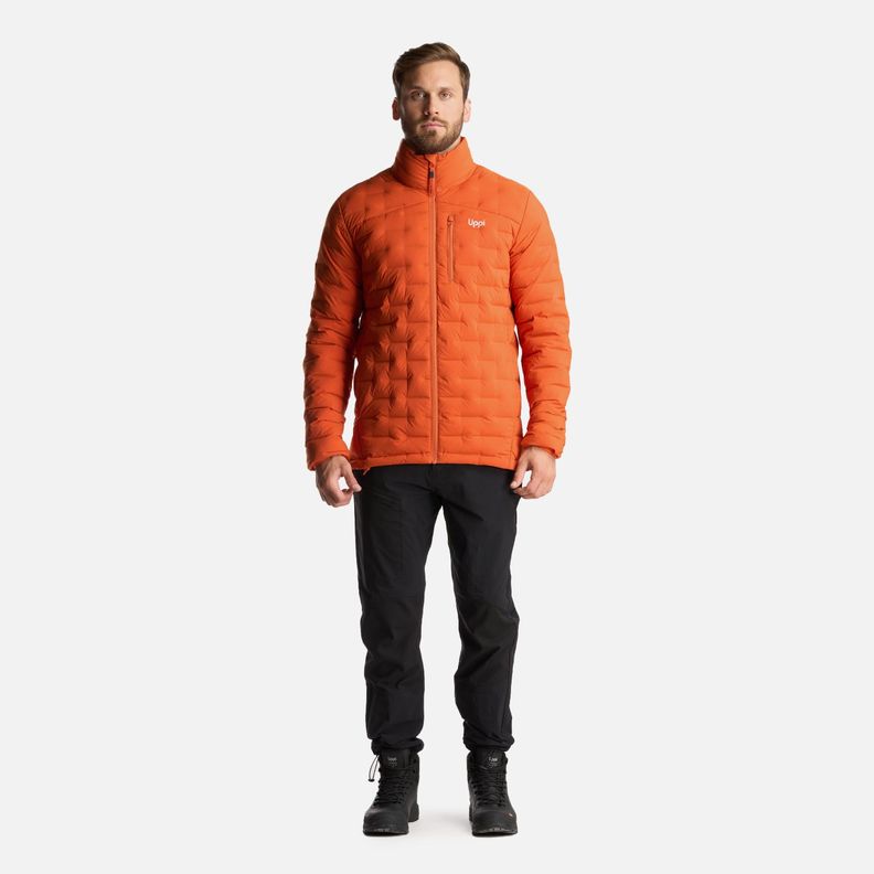 Chaqueta Hombre Ultimate Stretch Down Jacket Naranja Oscuro Lippi-8