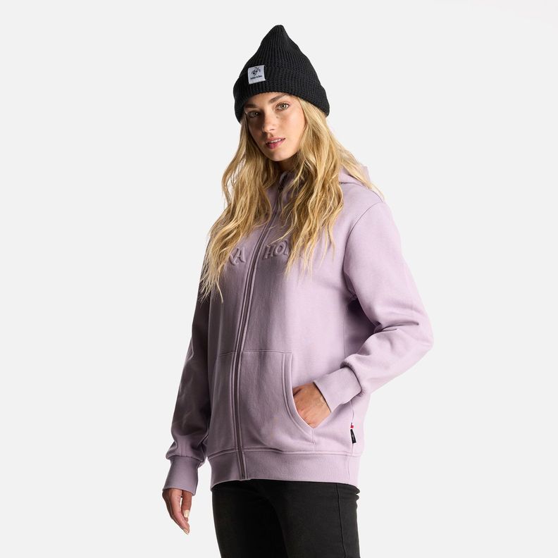 Poleron Mujer Motomami Full Zip Lila Haka Honu-2