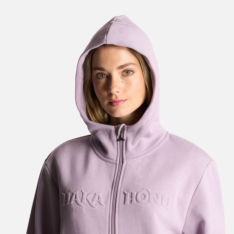 Poleron Mujer Motomami Full Zip Lila Haka Honu-5