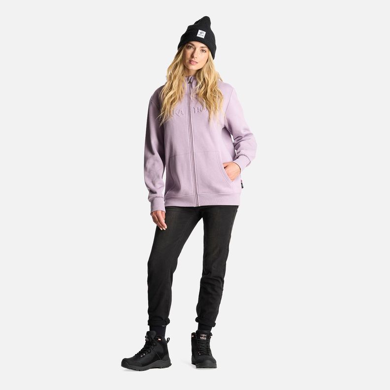 Poleron Mujer Motomami Full Zip Lila Haka Honu-7