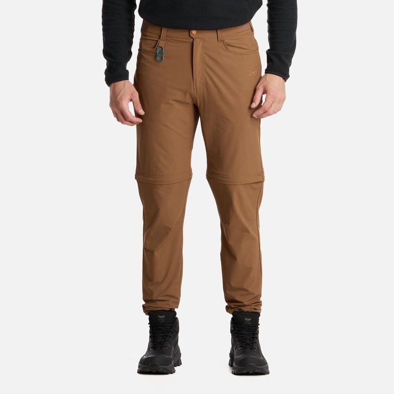 Pantalón Hombre Lennox Q-Dry Mix-2 Pants Café Lippi I25-0