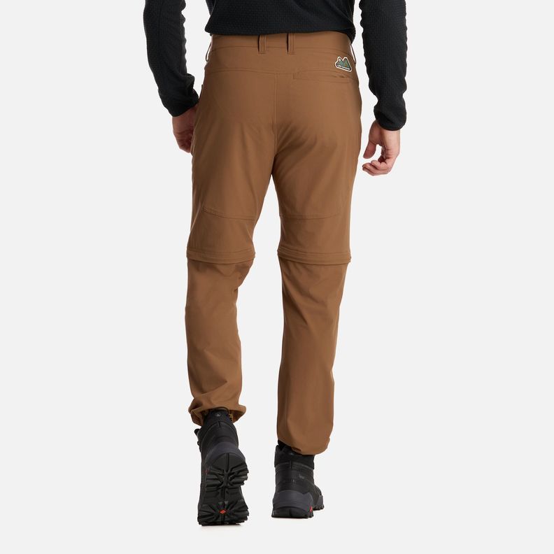 Pantalón Hombre Lennox Q-Dry Mix-2 Pants Café Lippi I25-2