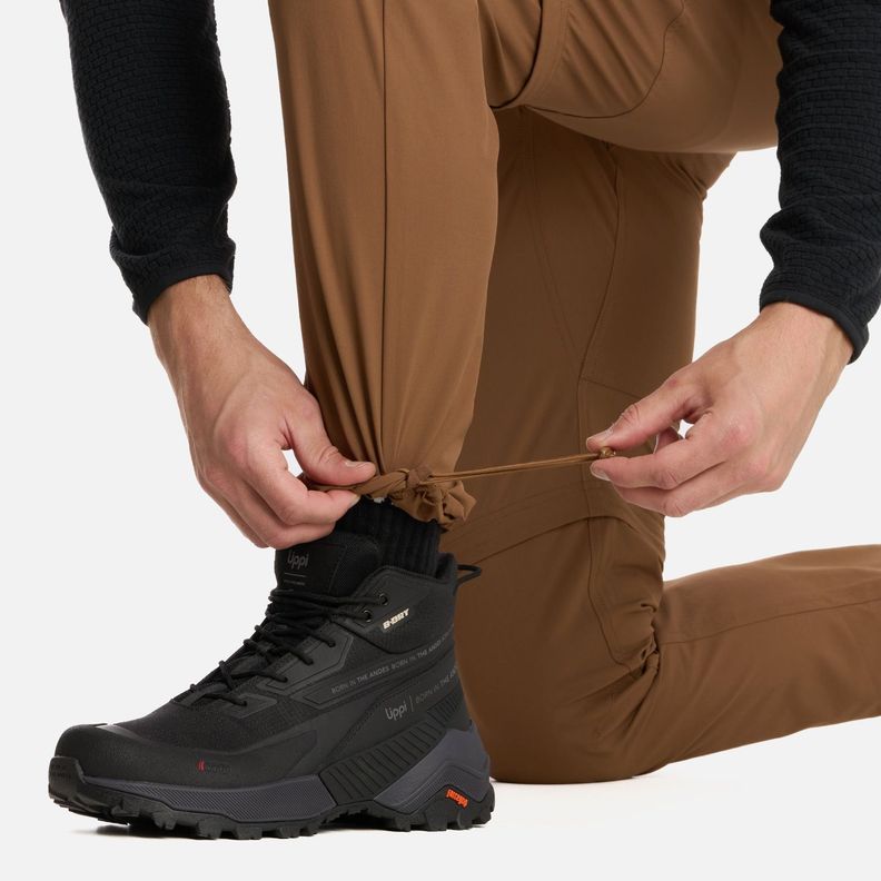 Pantalón Hombre Lennox Q-Dry Mix-2 Pants Café Lippi I25-6