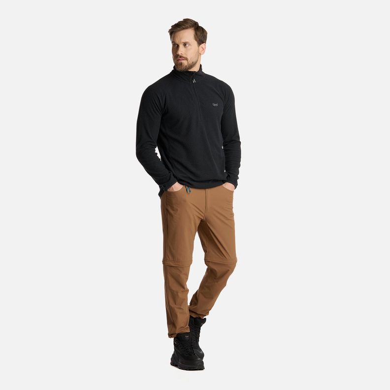 Pantalón Hombre Lennox Q-Dry Mix-2 Pants Café Lippi I25-7