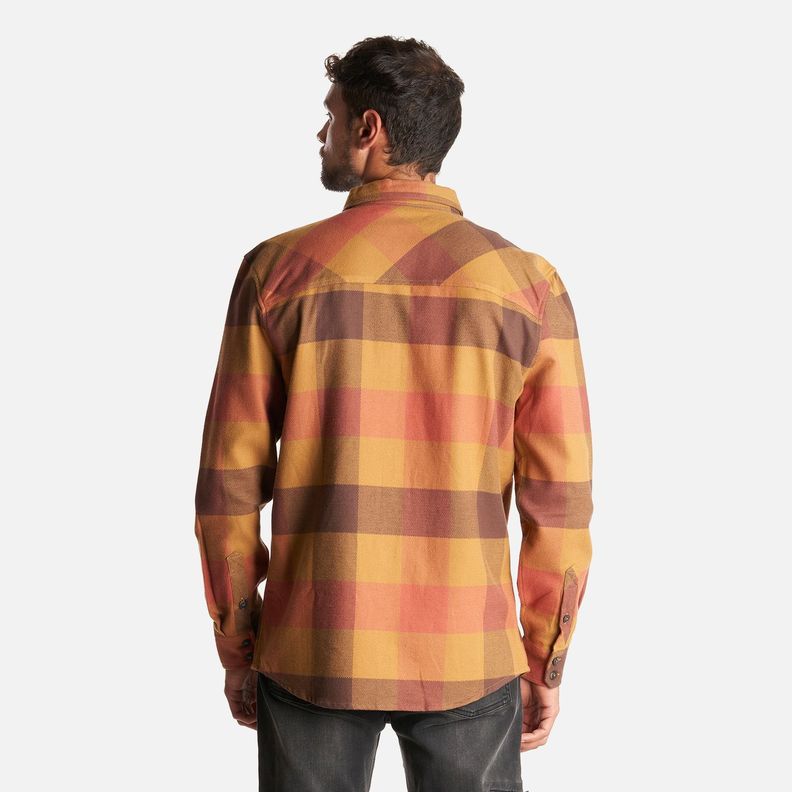 Camisa Hombre Lumberjack Shirt Terracota Lippi I23-2