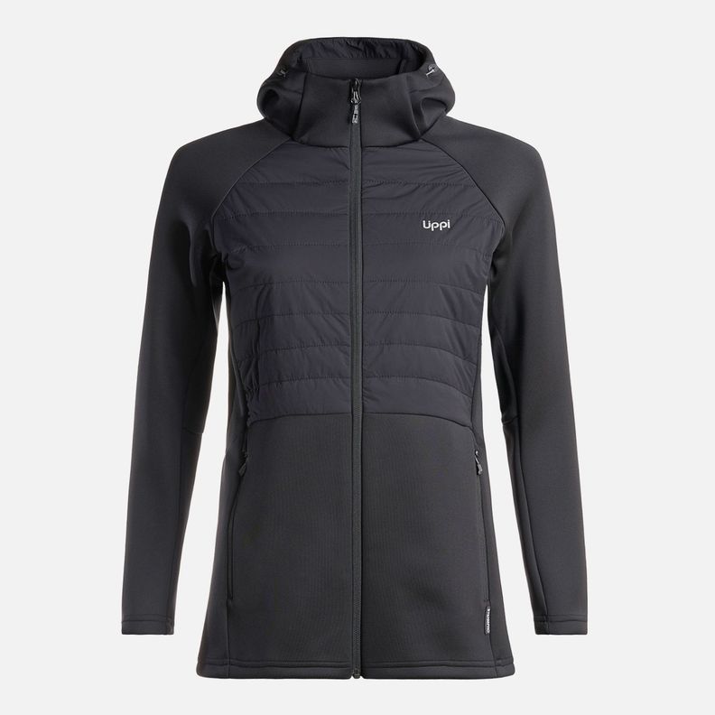 Poleron Mujer ColdMove WindBreaker SteamPro Hoody Jacket Negro Lippi-0