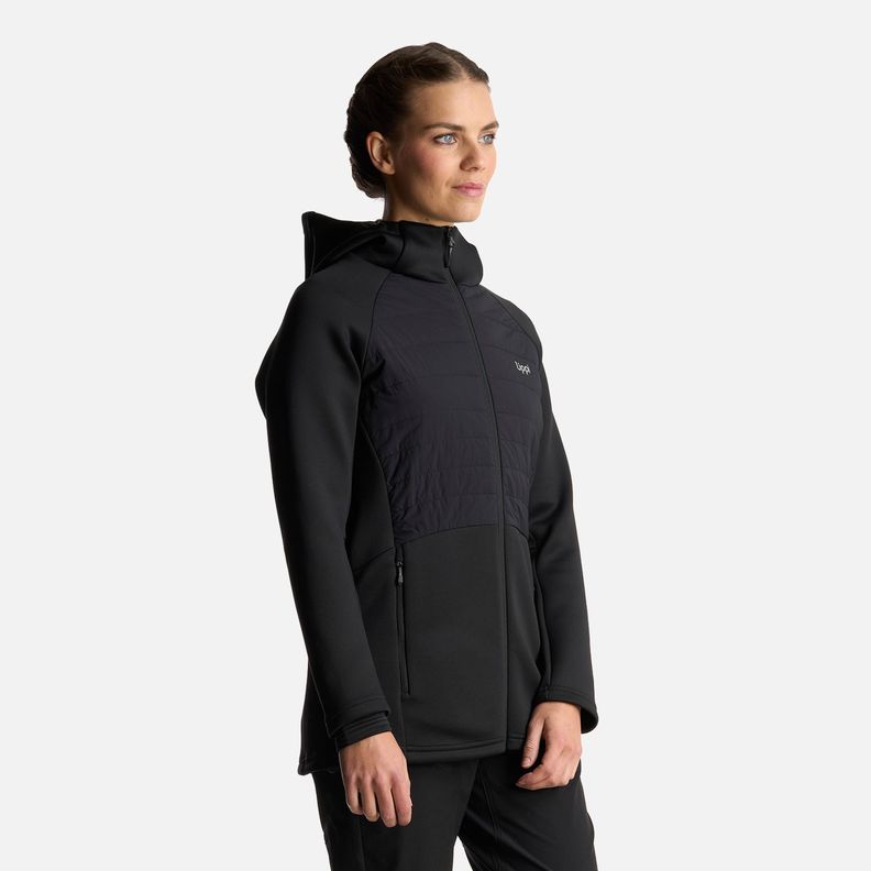 Poleron Mujer ColdMove WindBreaker SteamPro Hoody Jacket Negro Lippi-2
