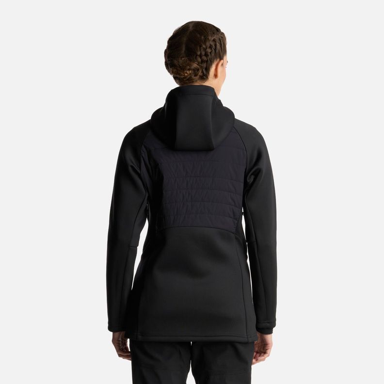 Poleron Mujer ColdMove WindBreaker SteamPro Hoody Jacket Negro Lippi-3