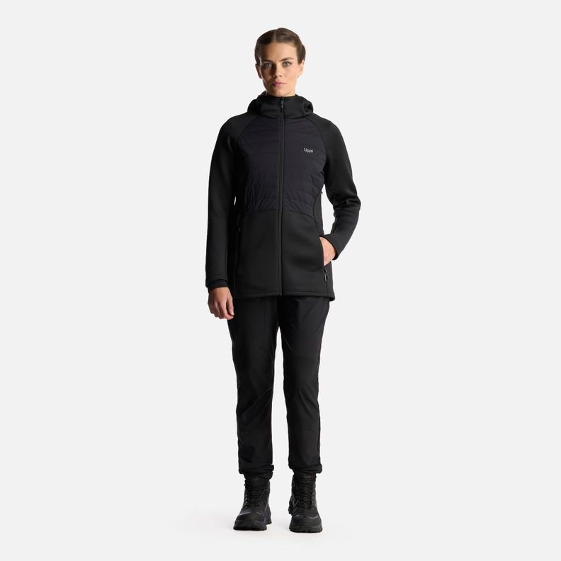 Poleron Mujer ColdMove WindBreaker SteamPro Hoody Jacket Negro Lippi-7