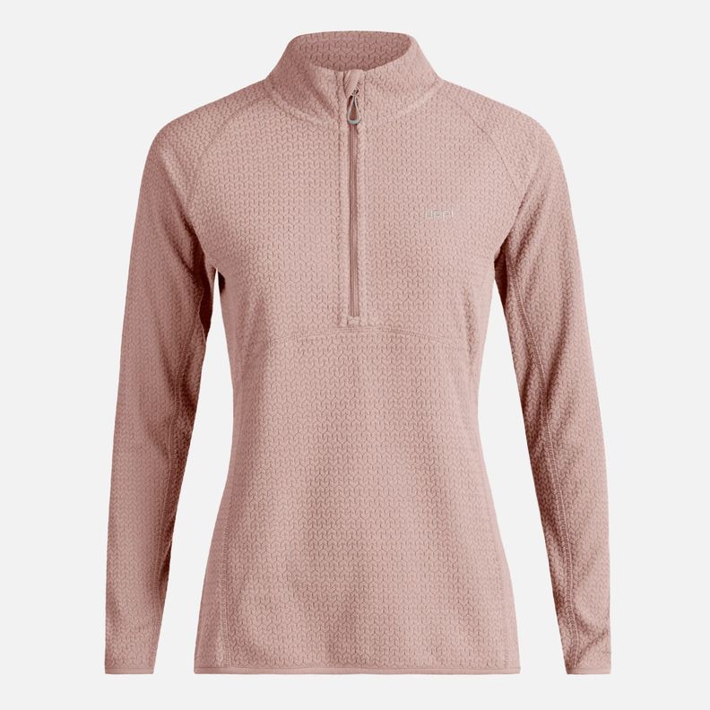 Poleron Mujer Jacaranda Nano-F 14 Zip Rosa Claro Lippi-0