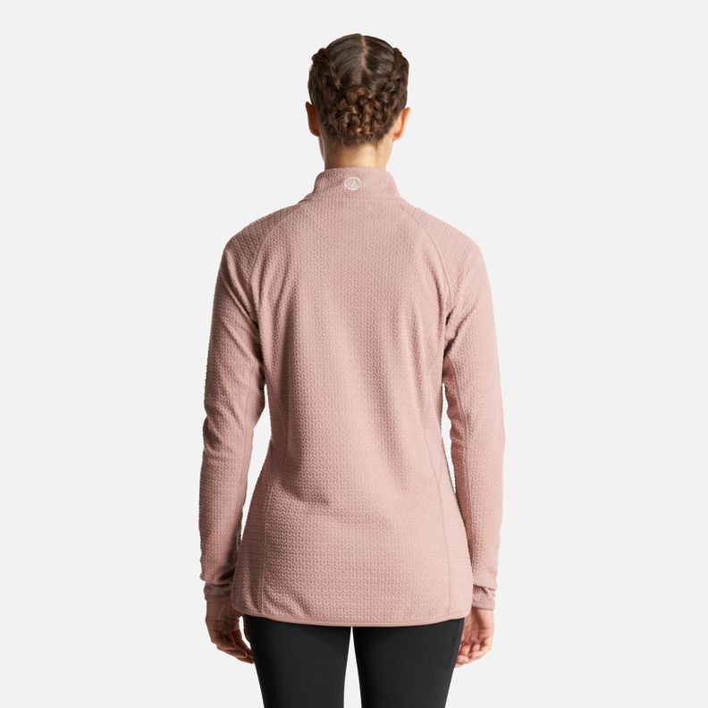 Poleron Mujer Jacaranda Nano-F 14 Zip Rosa Claro Lippi-3
