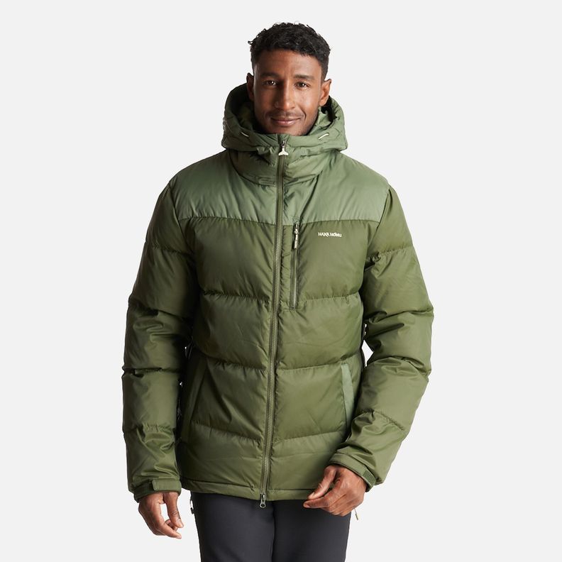 Chaqueta Hombre Campo Base Verde Militar Haka Honu-1