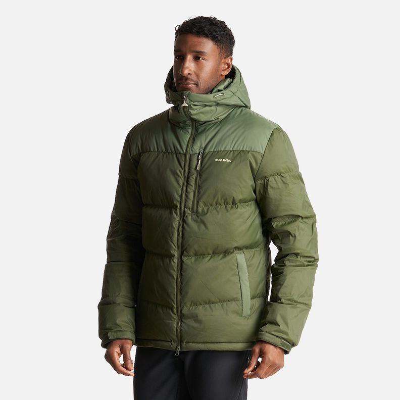 Chaqueta Hombre Campo Base Verde Militar Haka Honu-2