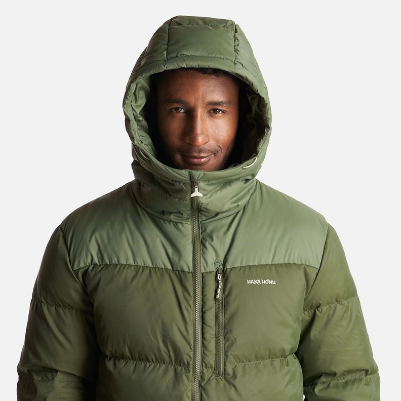 Chaqueta Hombre Campo Base Verde Militar Haka Honu-4