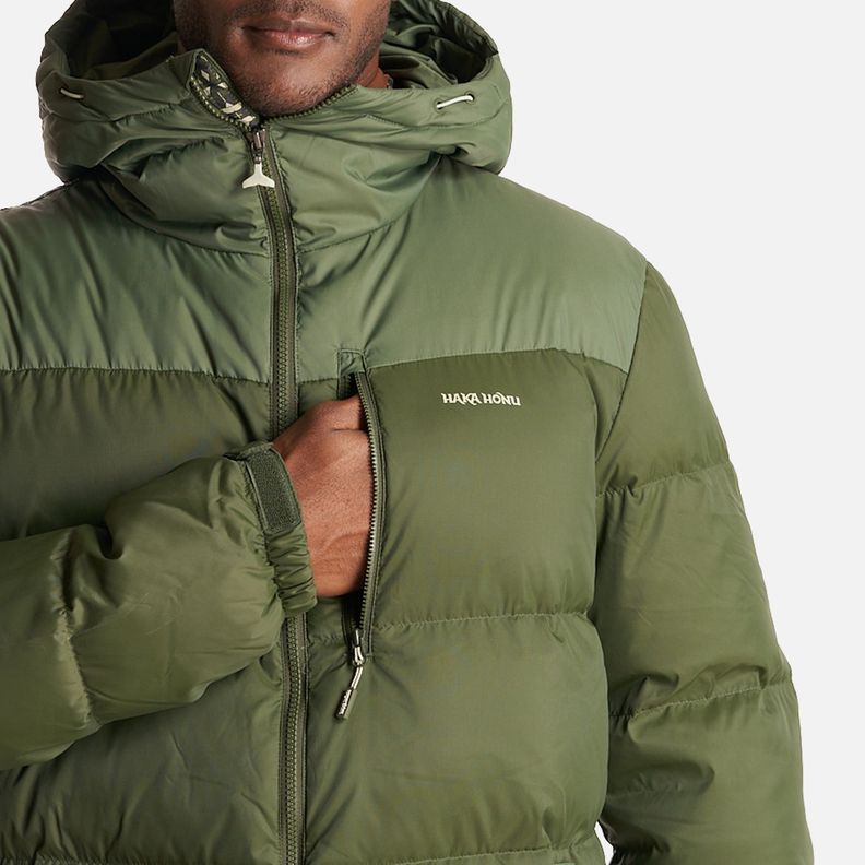 Chaqueta Hombre Campo Base Verde Militar Haka Honu-5