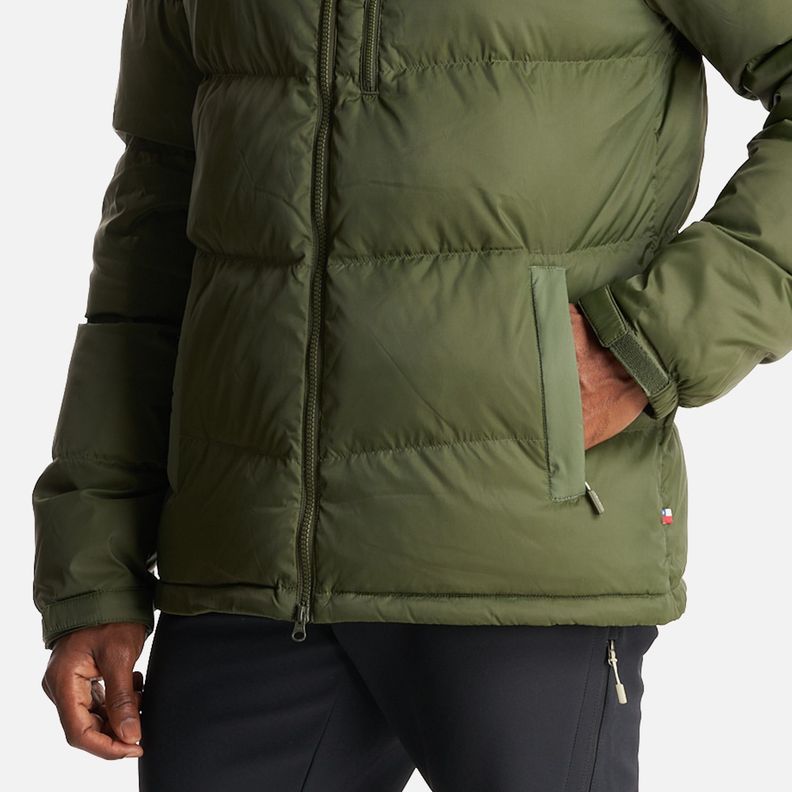 Chaqueta Hombre Campo Base Verde Militar Haka Honu-6