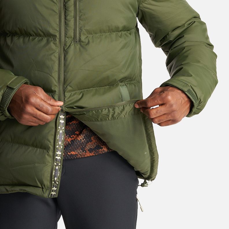 Chaqueta Hombre Campo Base Verde Militar Haka Honu-8