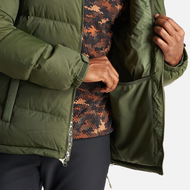 Chaqueta Hombre Campo Base Verde Militar Haka Honu-9