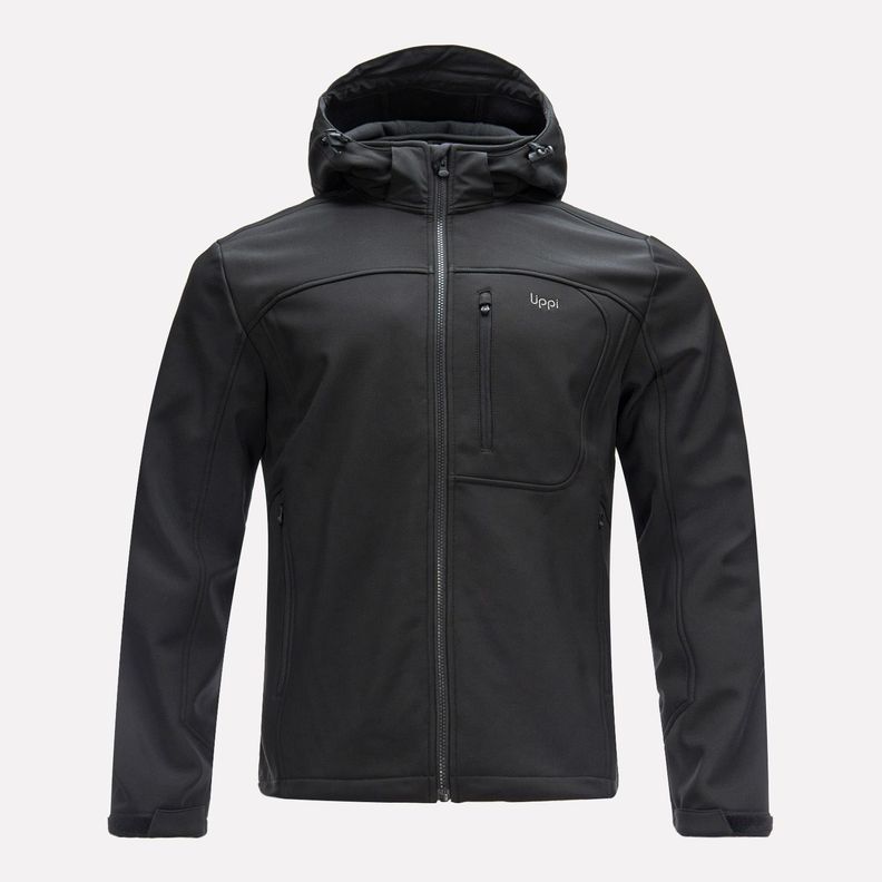 Chaqueta Hombre Macaya Softshell Hoody Jacket Negro Lippi 23-0